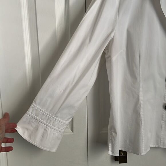 ULTIMATE Grey Skirt Size 14 / Willi Smith White Shirt/Shacket Size XL - Picture 7 of 16